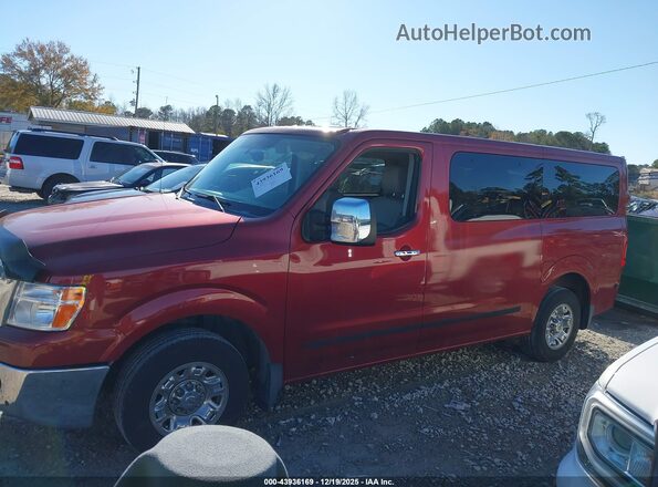 5BZAF0AA2KN850275 2019 NISSAN NV PASSENGER NV3500 HD Red 