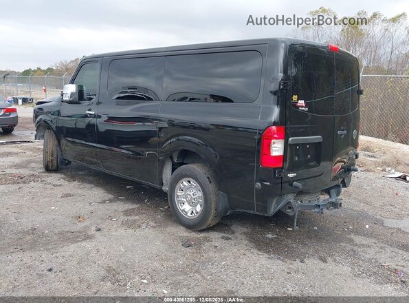5BZAF0AA5HN852448 2017 NISSAN NV PASSENGER NV3500 HD Black Հետևի ձախ
