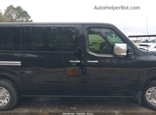 5BZAF0AA5HN852448 2017 NISSAN NV PASSENGER NV3500 HD Black Սալոնի հետևի տեսք