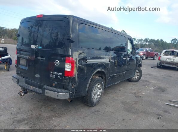 5BZAF0AA8GN855472 2016 NISSAN NV PASSENGER NV3500 HD Черный Задняя правая четверть