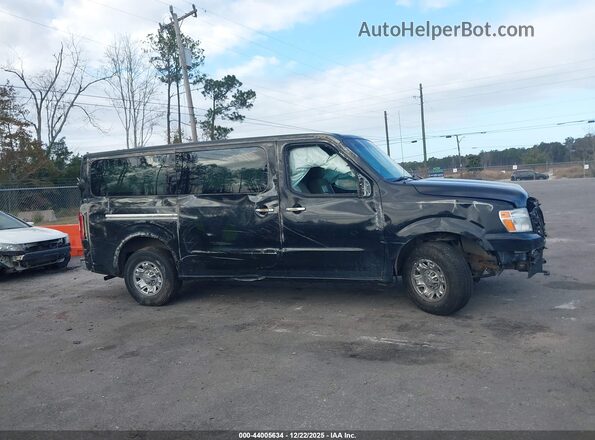 5BZAF0AA8GN855472 2016 NISSAN NV PASSENGER NV3500 HD Черный Вид задней части салона