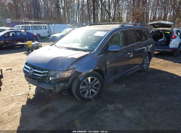 5FNRL5H9XHB019151 2017 HONDA ODYSSEY Gray Առջևի ձախ երեք քառորդ տեսարան