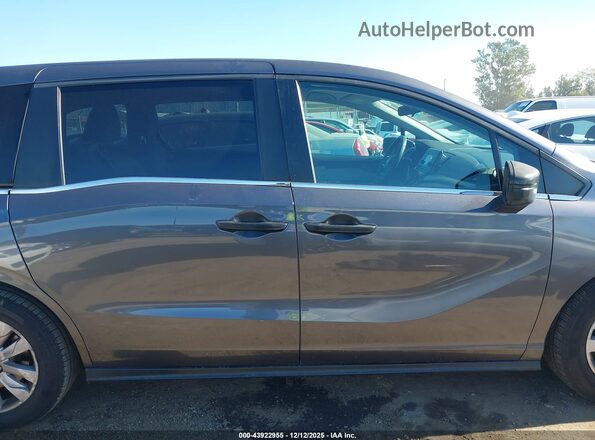 5FNRL6H29LB021734 2020 HONDA ODYSSEY Gray Rear interior view