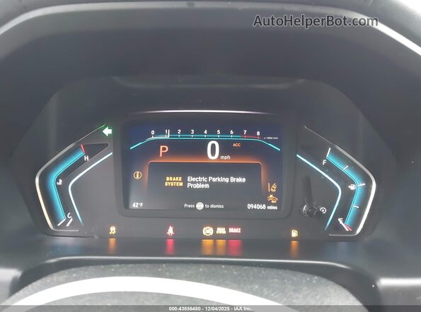 5FNRL6H51LB001360 2020 HONDA ODYSSEY Gray Вид задніх сидінь
