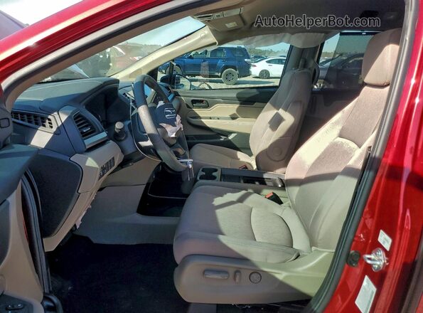 5FNRL6H51RB074074 2024 HONDA ODYSSEY Burgundy წინა სალონის ხედი