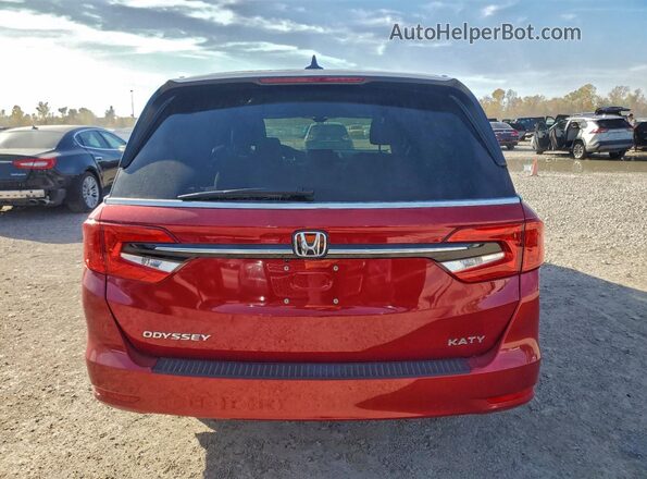 5FNRL6H51RB074074 2024 HONDA ODYSSEY Burgundy უკანა ხედი