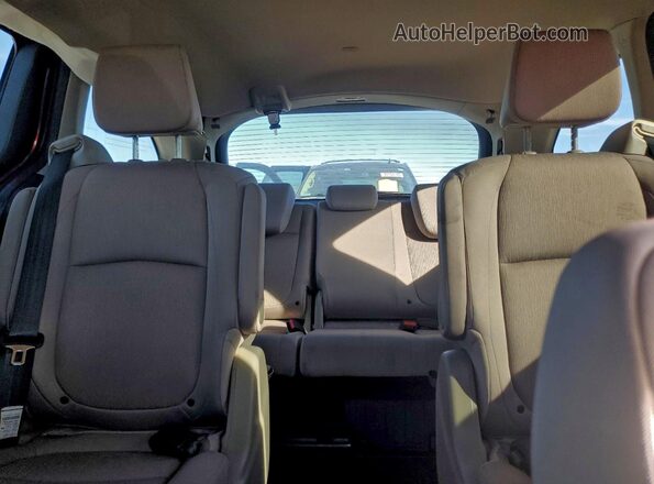 5FNRL6H51RB074074 2024 HONDA ODYSSEY Burgundy უკანა სავარძლების ხედი