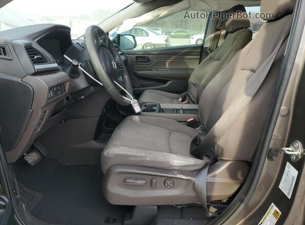 5FNRL6H54LB054618 2020 HONDA ODYSSEY Gray წინა სალონის ხედი
