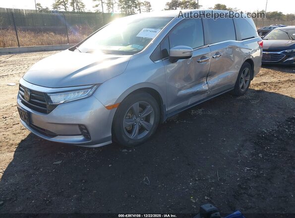 5FNRL6H54MB044267 2021 HONDA ODYSSEY Silver 