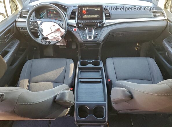 5FNRL6H56LB048481 2020 HONDA ODYSSEY Black წინა პანელის ხედი