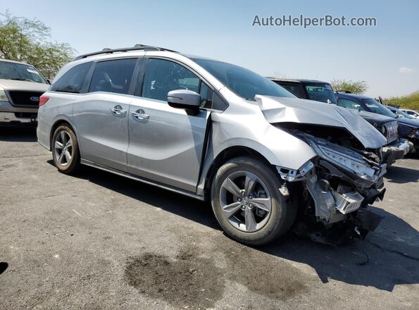 5FNRL6H58NB046573 2022 HONDA ODYSSEY Gray Delantero derecho