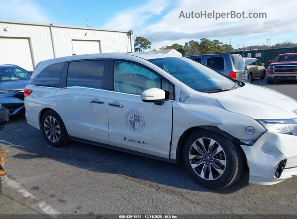 5FNRL6H60RB070333 2024 HONDA ODYSSEY White Widok wnętrza z tyłu