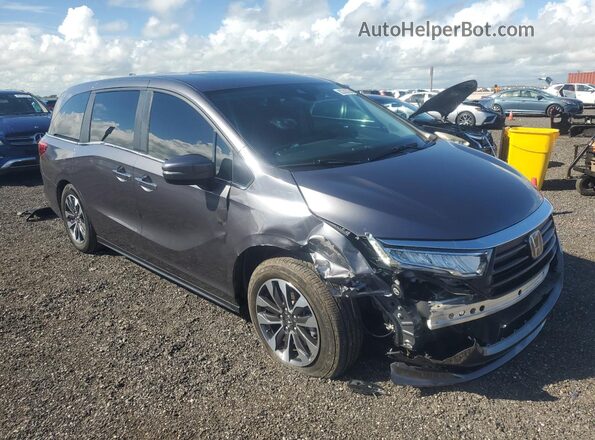 5FNRL6H62RB069569 2024 HONDA ODYSSEY Silver Delantero derecho