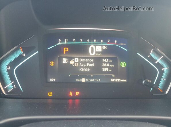 5FNRL6H62RB069569 2024 HONDA ODYSSEY Silver Vista del cuadro de instrumentos