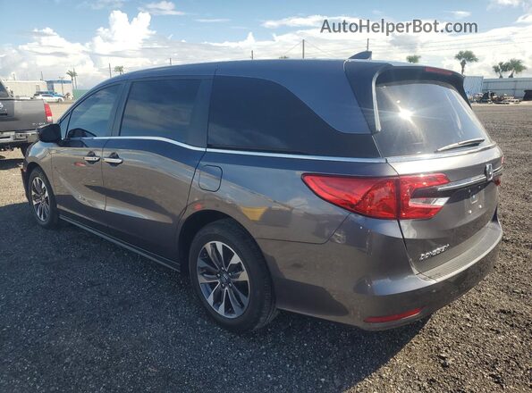 5FNRL6H62RB069569 2024 HONDA ODYSSEY Silver Trasero izquierdo