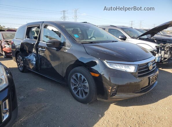5FNRL6H63PB080318 2023 HONDA ODYSSEY Черный Передняя правая четверть