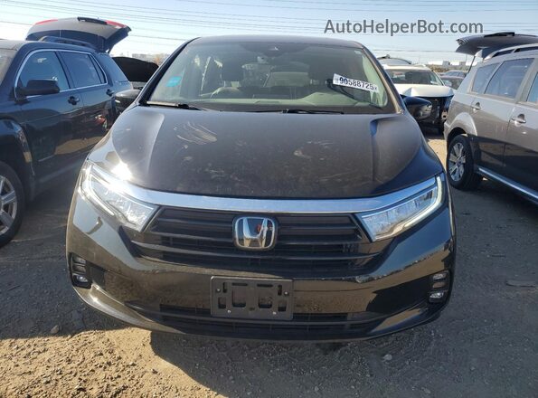 5FNRL6H63PB080318 2023 HONDA ODYSSEY Черный Вид спереди