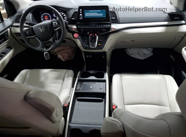 5FNRL6H63SB078870 2025 HONDA ODYSSEY Blue Вид панелі приладів