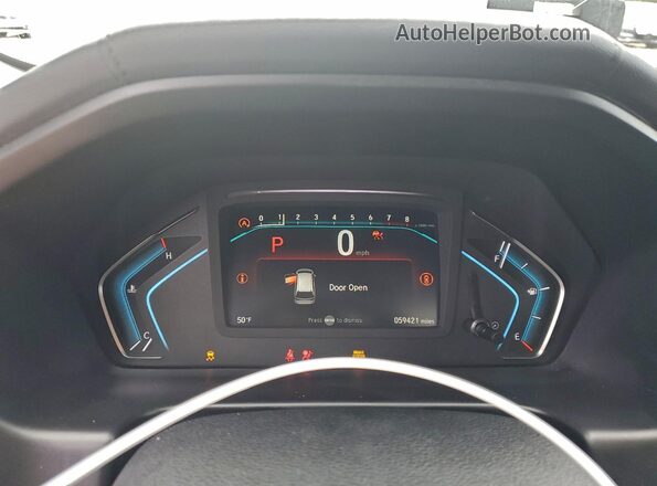 5FNRL6H64RB050943 2024 HONDA ODYSSEY Silver Widok zestawu wskaźników