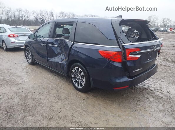 5FNRL6H66RB067646 2024 HONDA ODYSSEY Blue უკანა მარცხენა