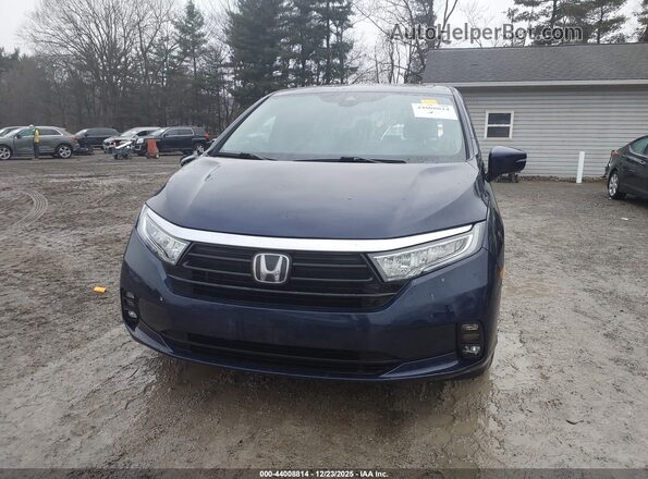 5FNRL6H66RB067646 2024 HONDA ODYSSEY Blue ხელსაწყოთა პანელის ხედი