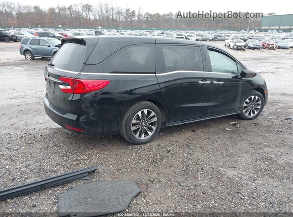 5FNRL6H69RB065812 2024 HONDA ODYSSEY Black Trasero derecho