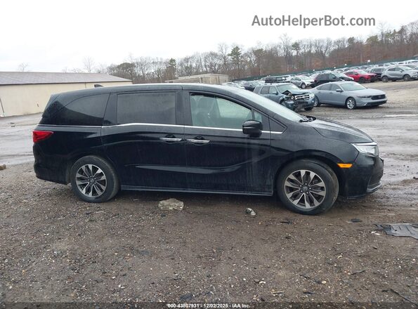 5FNRL6H69RB065812 2024 HONDA ODYSSEY Black Vista interior de 360 grados