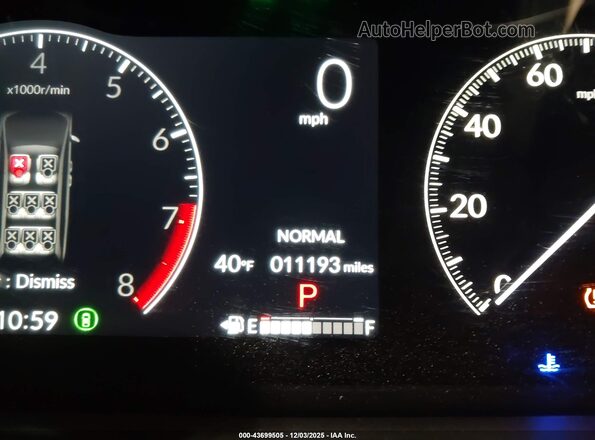 5FNRL6H6XSB024613 2025 HONDA ODYSSEY Серый 