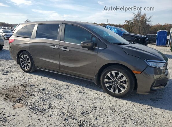5FNRL6H70MB036703 2021 HONDA ODYSSEY Угольный Передняя правая четверть