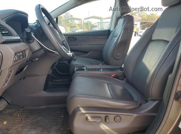 5FNRL6H70MB036703 2021 HONDA ODYSSEY Угольный Вид салона спереди