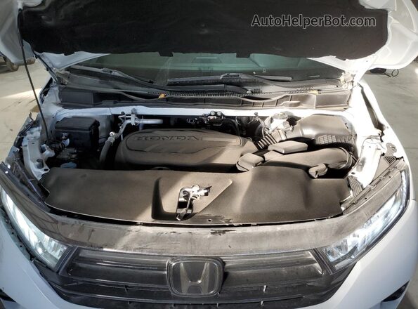 5FNRL6H71MB039822 2021 HONDA ODYSSEY Белый Вид подкапотного пространства
