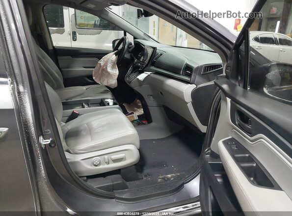 5FNRL6H72NB023808 2022 HONDA ODYSSEY Gray Widok wnętrza z przodu