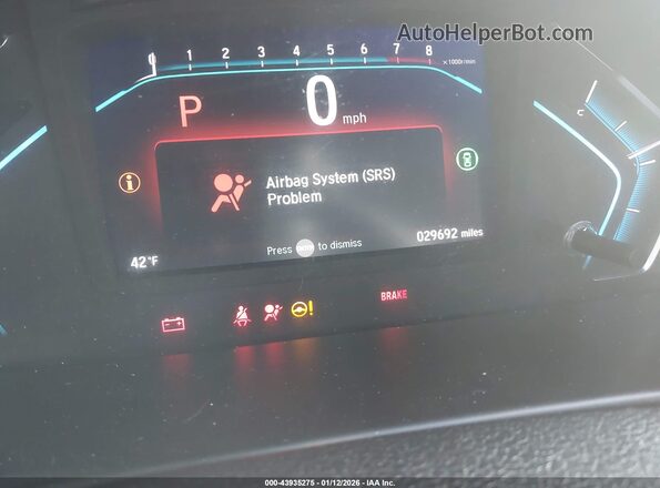 5FNRL6H72NB023808 2022 HONDA ODYSSEY Gray Widok tylnych siedzeń