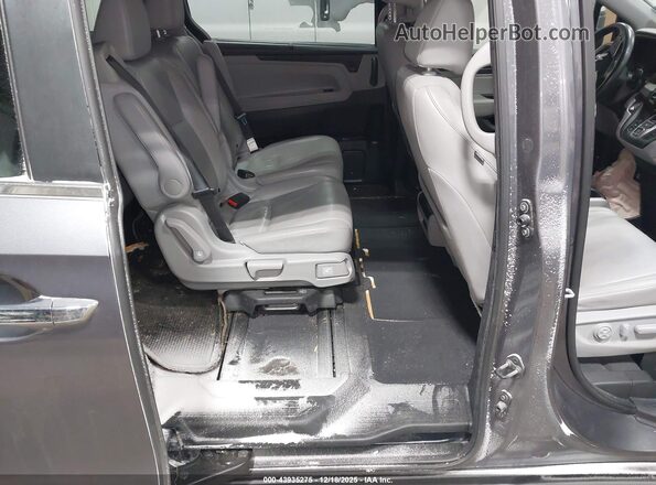 5FNRL6H72NB023808 2022 HONDA ODYSSEY Gray Widok naklejki z numerem VIN