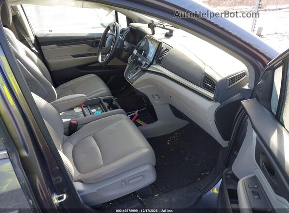 5FNRL6H73JB001634 2018 HONDA ODYSSEY Gray Սալոնի դիմացի տեսք