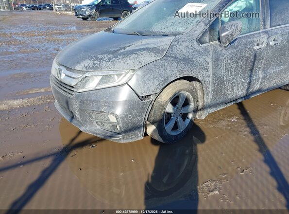 5FNRL6H73JB001634 2018 HONDA ODYSSEY Gray Դիմացի տեսք