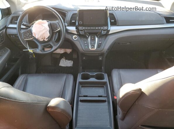 5FNRL6H73MB022956 2021 HONDA ODYSSEY Silver წინა პანელის ხედი