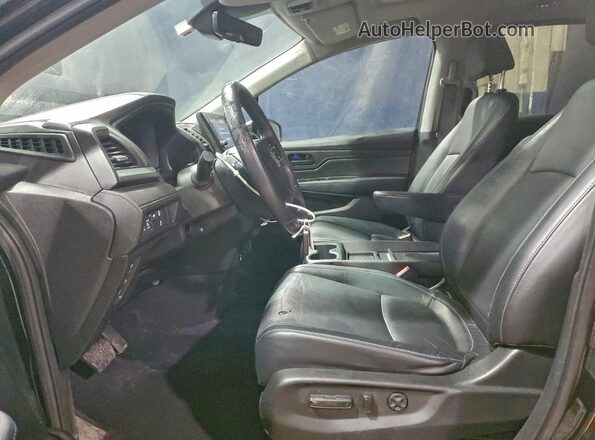 5FNRL6H73MB030278 2021 HONDA ODYSSEY Black Front interior view