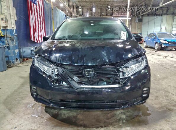 5FNRL6H73MB030278 2021 HONDA ODYSSEY Black Front view