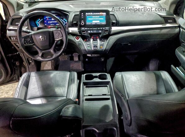 5FNRL6H73MB030278 2021 HONDA ODYSSEY Black Dashboard view