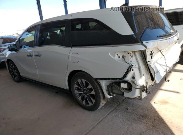 5FNRL6H73MB035044 2021 HONDA ODYSSEY White Trasero izquierdo