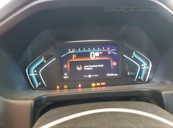 5FNRL6H73MB035044 2021 HONDA ODYSSEY White Vista del cuadro de instrumentos