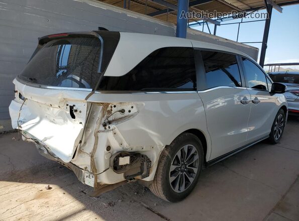 5FNRL6H73MB035044 2021 HONDA ODYSSEY White Trasero derecho