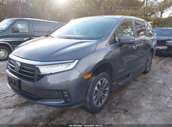 5FNRL6H73NB063959 2022 HONDA ODYSSEY Gray 
