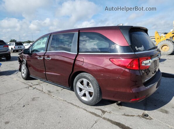5FNRL6H75LB034542 2020 HONDA ODYSSEY Burgundy Trasero izquierdo