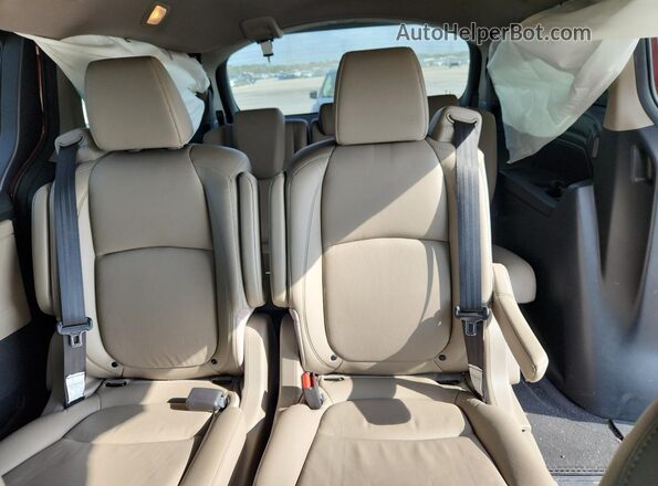 5FNRL6H75LB034542 2020 HONDA ODYSSEY Burgundy Vista de los asientos traseros