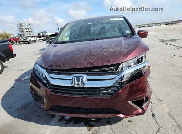 5FNRL6H75LB034542 2020 HONDA ODYSSEY Burgundy Vista frontal