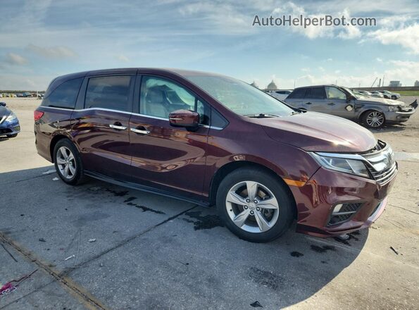 5FNRL6H75LB034542 2020 HONDA ODYSSEY Burgundy Delantero derecho