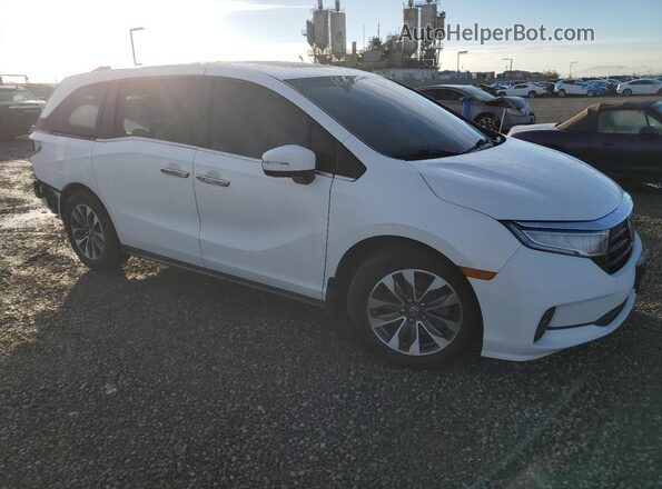 5FNRL6H75NB020952 2022 HONDA ODYSSEY White Delantero derecho