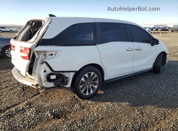 5FNRL6H75NB020952 2022 HONDA ODYSSEY White Trasero derecho